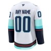 Mænd NHL Seattle Kraken Trøje Tilpasset 2024-25 Fanatics Premium Hvid Udebane